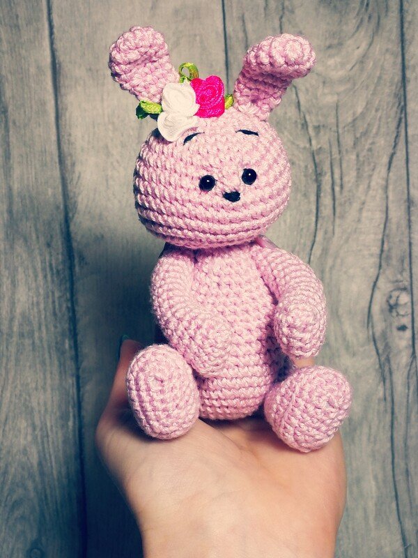 Süße Freunde Bärchen und Häschen häkeln - Bild 12