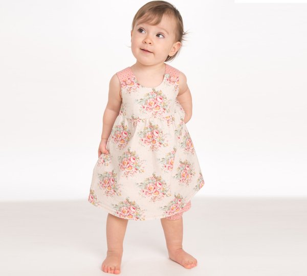 SÜSS & EINFACH! Babykleid Pinafore Schnittmuster PDF (3M–4J)