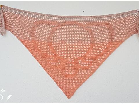 Motivtuch für Kinder "Elefant 2", Häkelanleitung