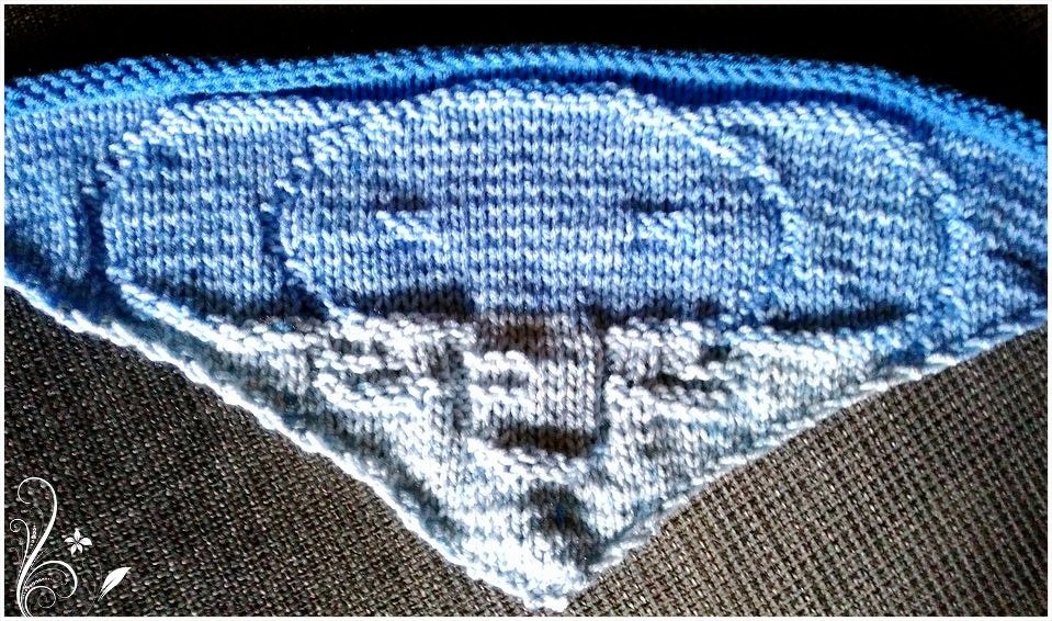 Motivtuch für Kinder "Elefant", Strickanleitung