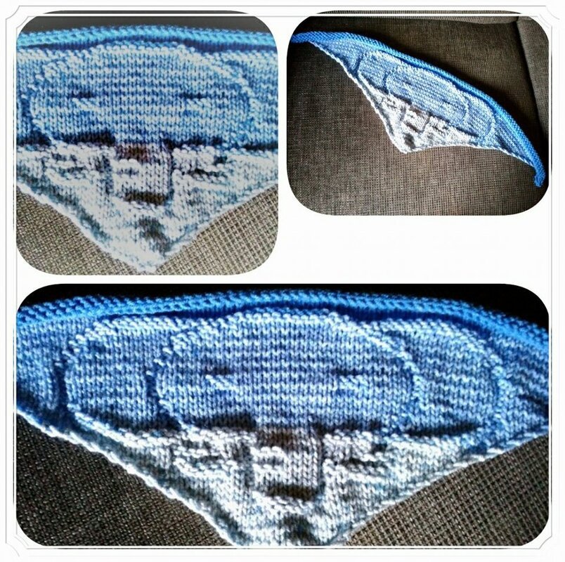 Motivtuch für Kinder "Elefant", Strickanleitung