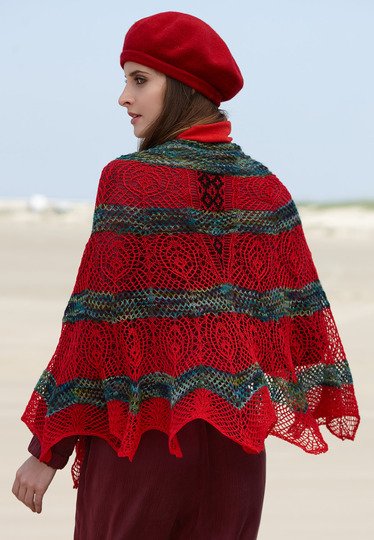 Strickanleitung Schultertuch Valka