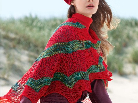 Strickanleitung Schultertuch Valka