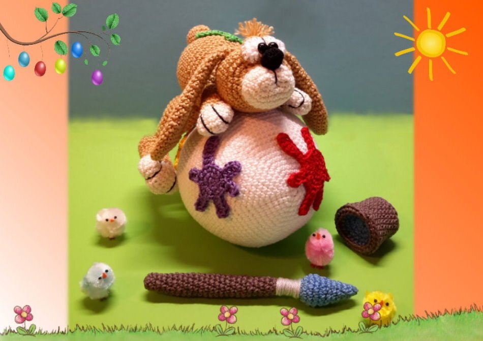 Häkelanleitung Chaotischer Osterhase