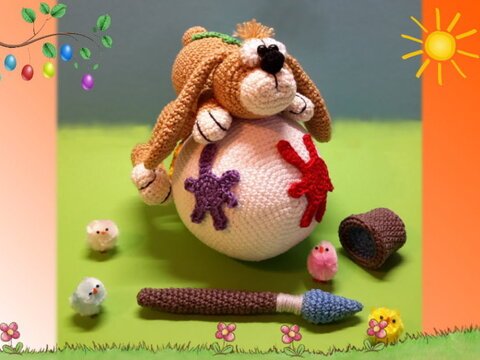Häkelanleitung Chaotischer Osterhase