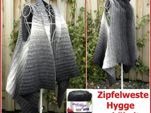 Zipfelweste HYGGE aus CLOUD von Woolly Hugs häkeln