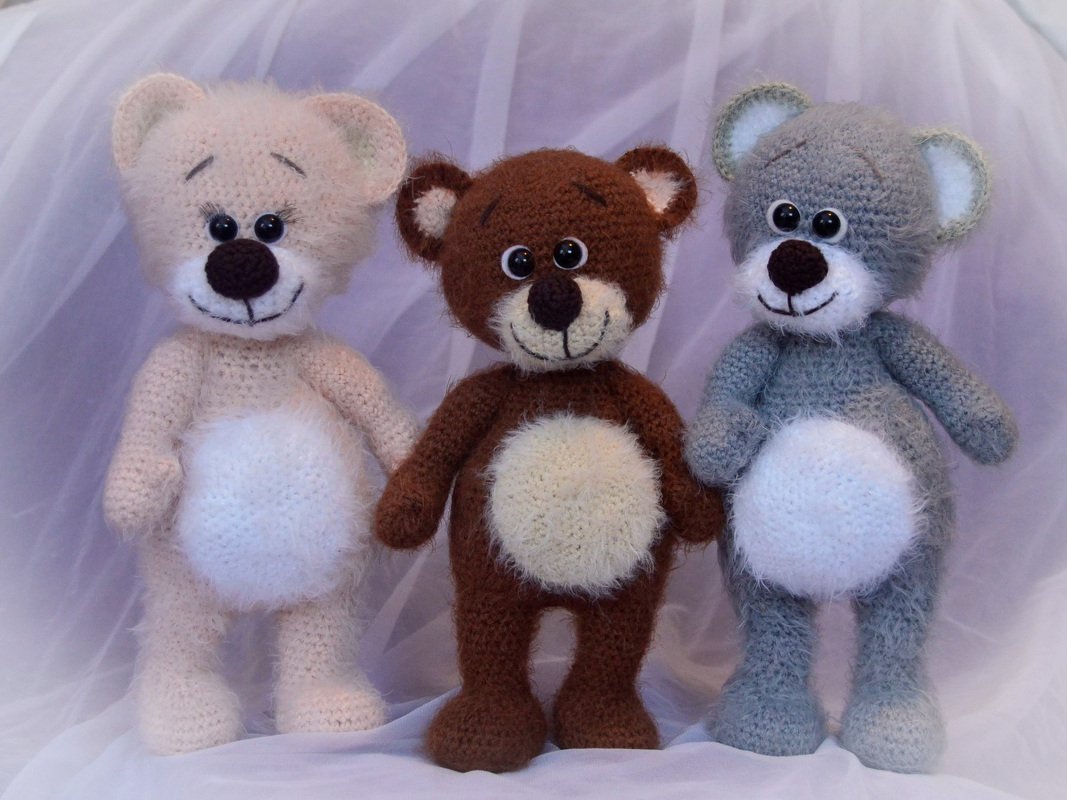 Teddy Bär Chocolate mit seinen Freunden 30 cm groß Teddybär zu Muttertag - Bild 3