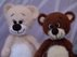 Teddy Bär Chocolate mit seinen Freunden 30 cm groß Teddybär zu Muttertag