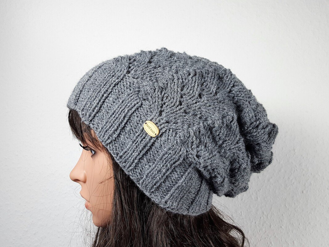 100 Strickanleitung Beanie Longbeanie Vanessa - Bild 4