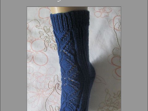 Sockenmuster "Sintra"  - Gr.32-47, gestrickt