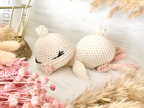 Küken Kiki- Häkelanleitung Amigurumi von Wolldiamant