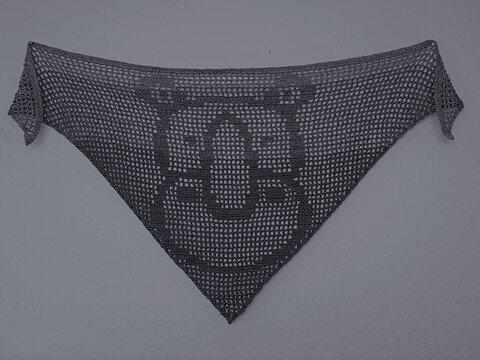 Motivtuch für Kinder "Nashorn", Häkelanleitung