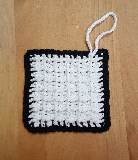 Topflappen - Peelinglappen im Waffelmuster