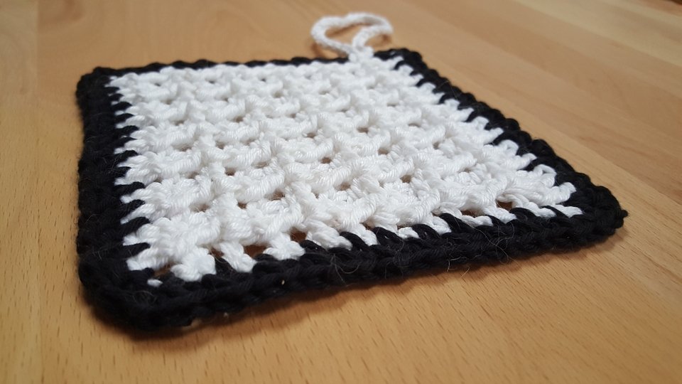 Topflappen - Peelinglappen im Waffelmuster