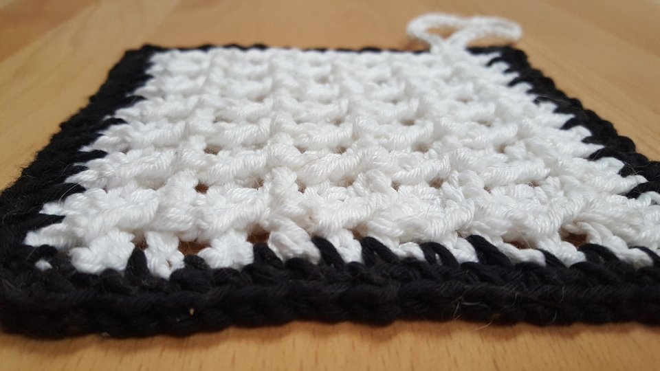 Topflappen - Peelinglappen im Waffelmuster