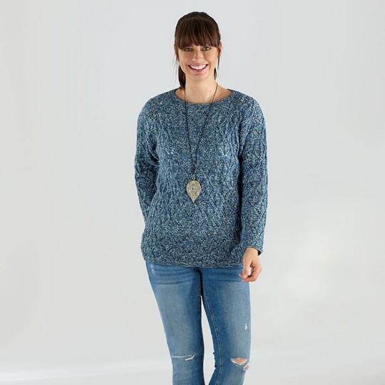 Strickanleitung Damenpullover "Sicilia" 758205