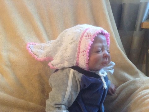 Strickanleitung Mützenkopftuch KU 35 und 40