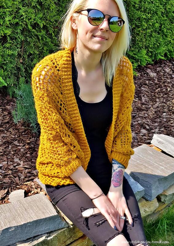 Crochet Pattern Shrug / Cocoon Cardigan in All Sizes | Shrug #2 ZigZag - Image 4