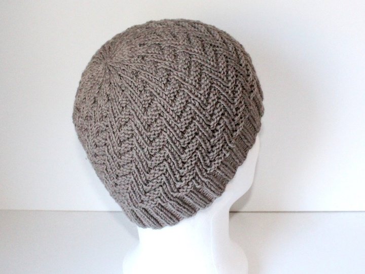 Strickanleitung Mütze, Beanie unisex, Strukturmuster, KU ca. 54-60 cm  #188