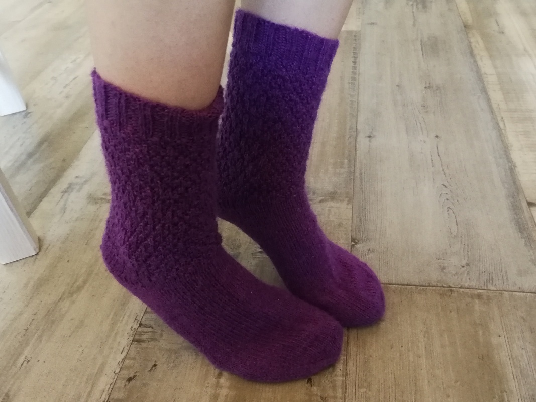 Strickanleitung Kuschelsocken, alle Größen
