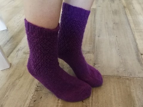 Strickanleitung Kuschelsocken, alle Größen