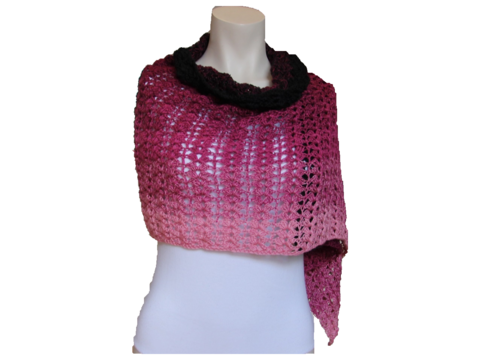 Schultertuch "Valentin" Häkelanleitung