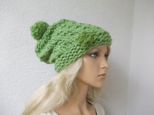 Strickmütze: Totenkopf - Wollmütze/Wintermütze/R Produktbild-Vorschau 8