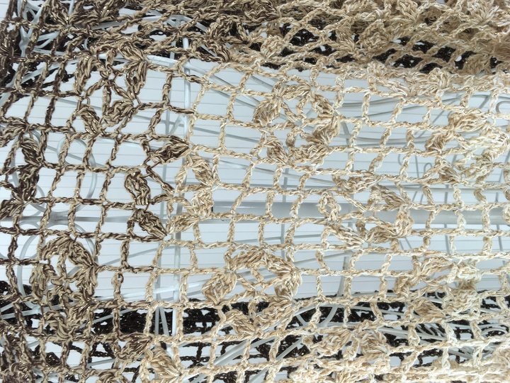 Tuch "Seifenblasen" mit 1 BOBBEL-COTTON von Woolly Hugs