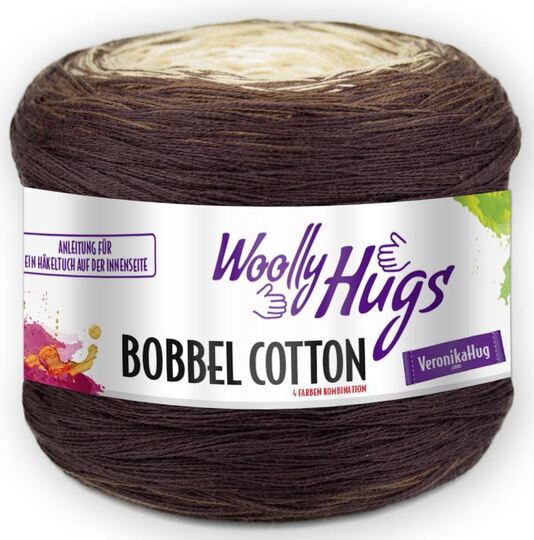 Tuch "Seifenblasen" mit 1 BOBBEL-COTTON von Woolly Hugs
