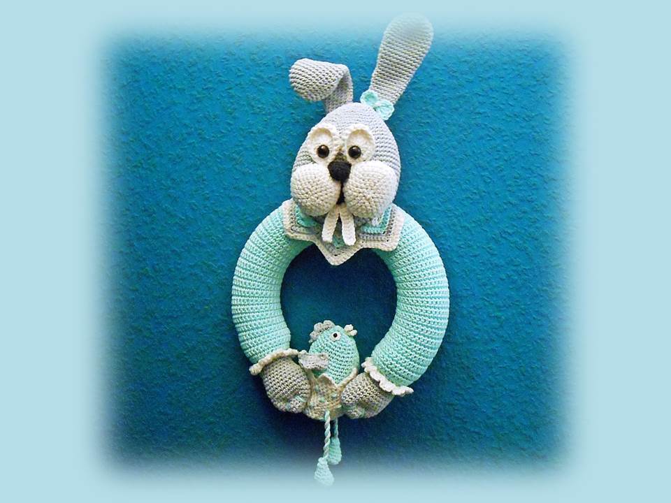 Häkelanleitung Osterkranz - Kuckucksei - Bild 4