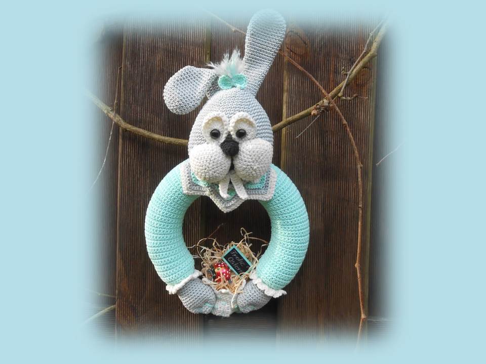 Häkelanleitung Osterkranz - Kuckucksei