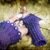 Edle Arm-Stulpe mit Perlen (gestrickt)