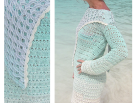 Häkel-Tunika Carebbean Dream (für alle Größen)