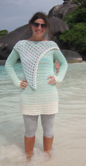 Häkel-Tunika Carebbean Dream (für alle Größen)