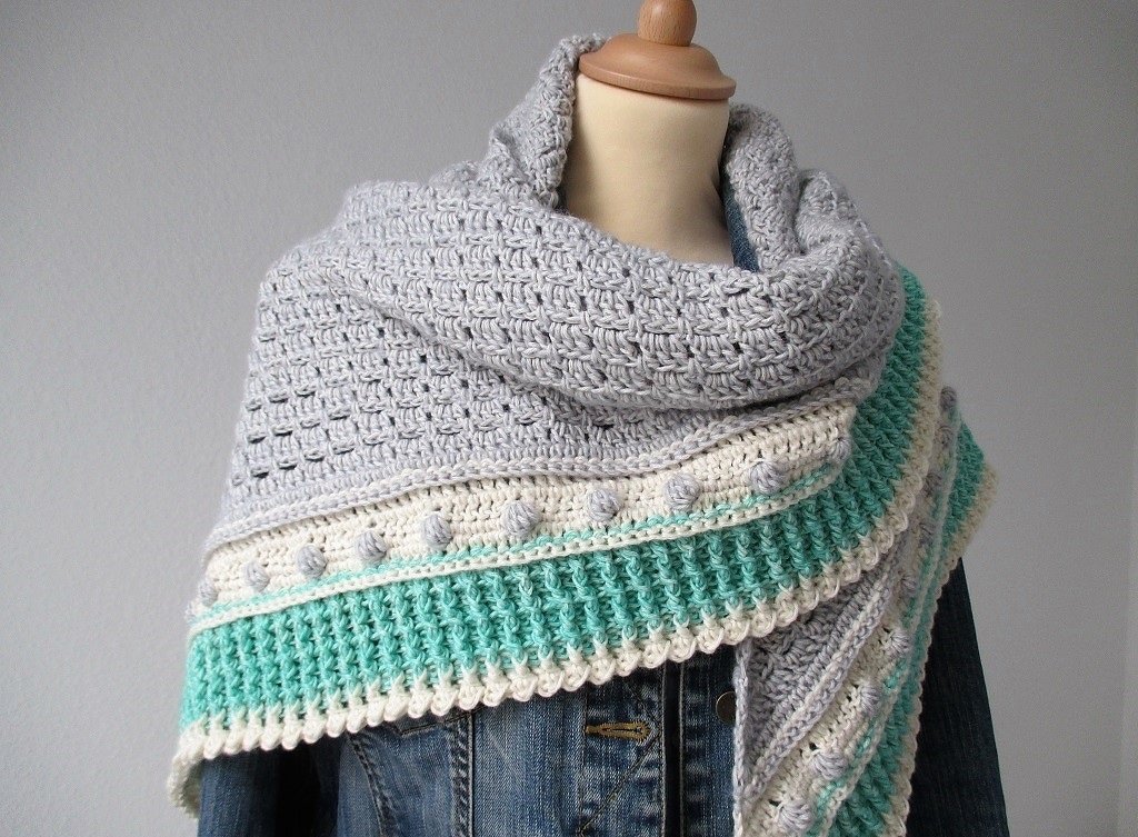 Häkelanleitung Tuch Chloe - Dreiecktuch