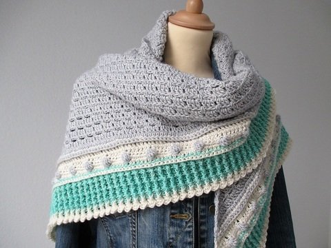 Häkelanleitung Tuch Chloe - Dreiecktuch