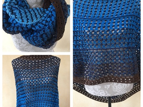 Häkel-Anleitung Loop "Blue Velvet" - ideal für Bobbel