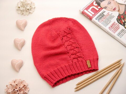 Strickanleitung - BEANIE TaBeeLa - Mütze mit „falschem Zopf“ - No.177B