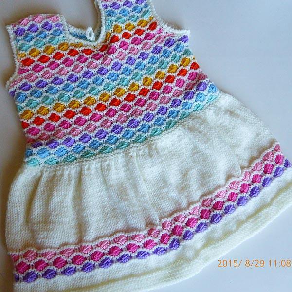 Strickanleitung * Babykleid/Kinderkleid &amp; Mütze "Princess" und "Charlotte" mit Variante in 9 Größen