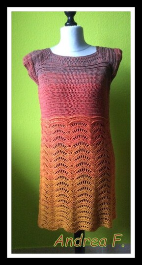 Häkelanleitung Tunika / Minikleid "Davia"