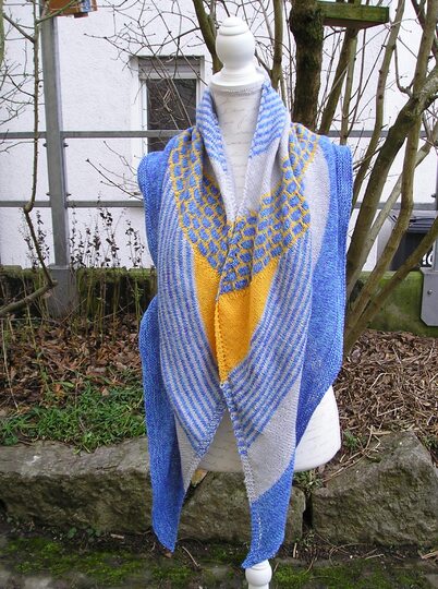 Strickanleitung Tuch "Maritim"