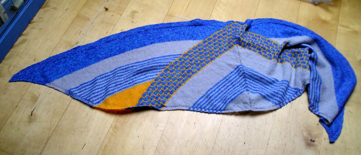 Strickanleitung Tuch "Maritim"