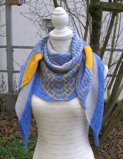 Strickanleitung Tuch "Maritim"