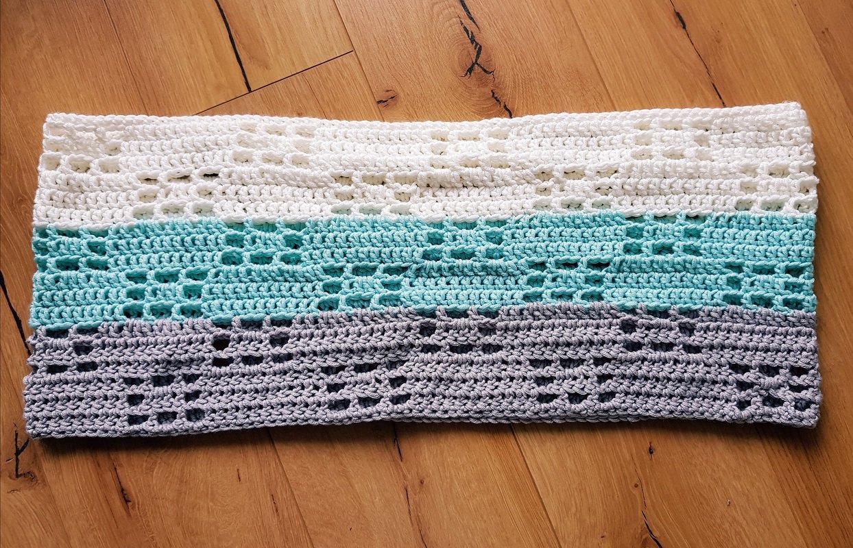 Loop "Gestreifter Traum" Häkelanleitung - Bild 2