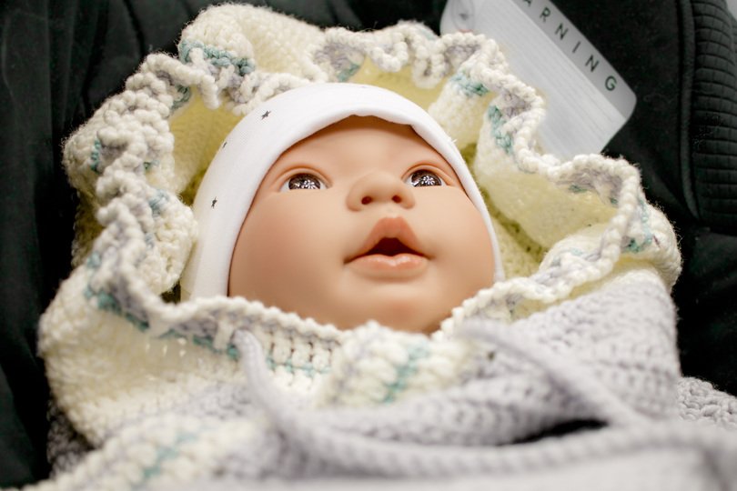 Häkelanleitung Einschlagdecke Babyschale