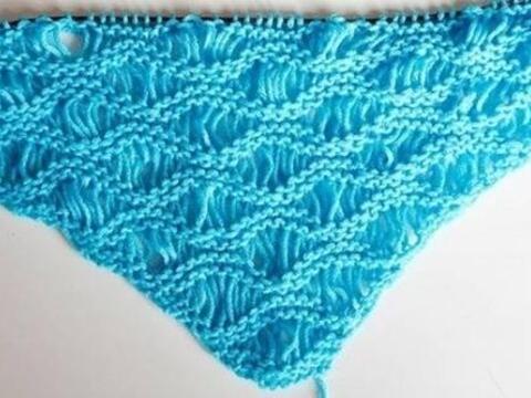 Strickanleitung * Dreickstuch "Hannibal" reversi