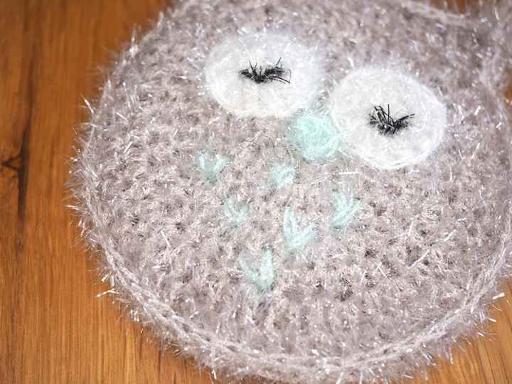 Häkelanleitung: Spülschwamm "Eule" - süßes Geschenk