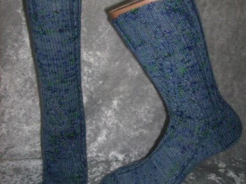 Sockenmuster steinig