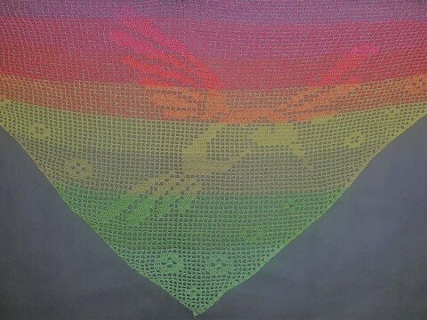 Motivtuch "Estrella", Häkelanleitung