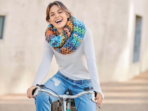 Gehäkelter XXL-Loop